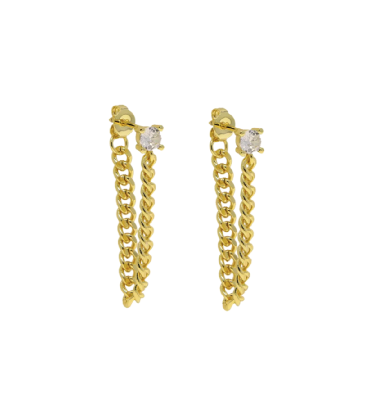 FIERCE Chain Drop Earrings