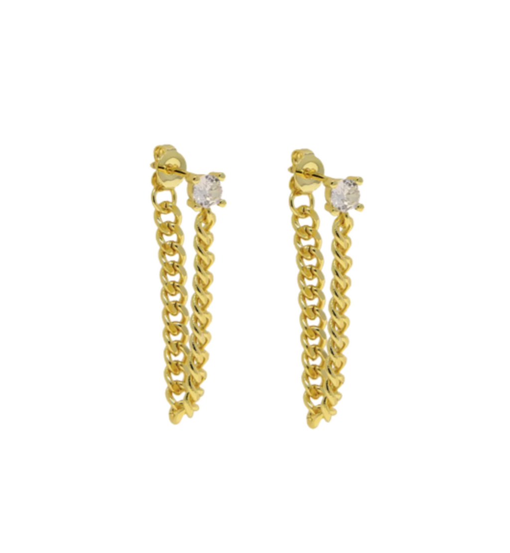 FIERCE Chain Drop Earrings