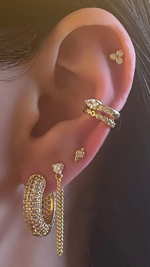 LENNY Chain Drop Earrings