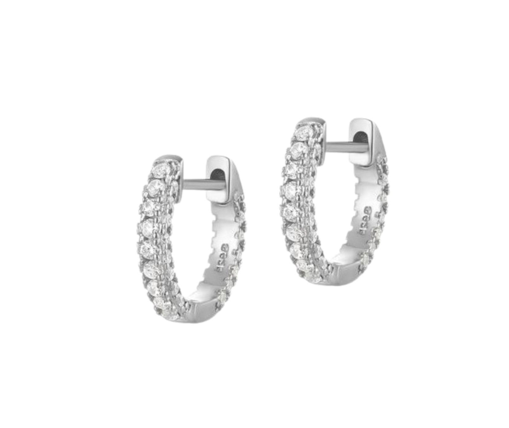 HARTFORD Hoop Earrings, Silver