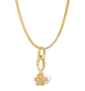 HERRINGBONE WITH CONNECTOR Charm Chain