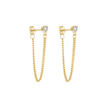 LENNY Chain Drop Earrings