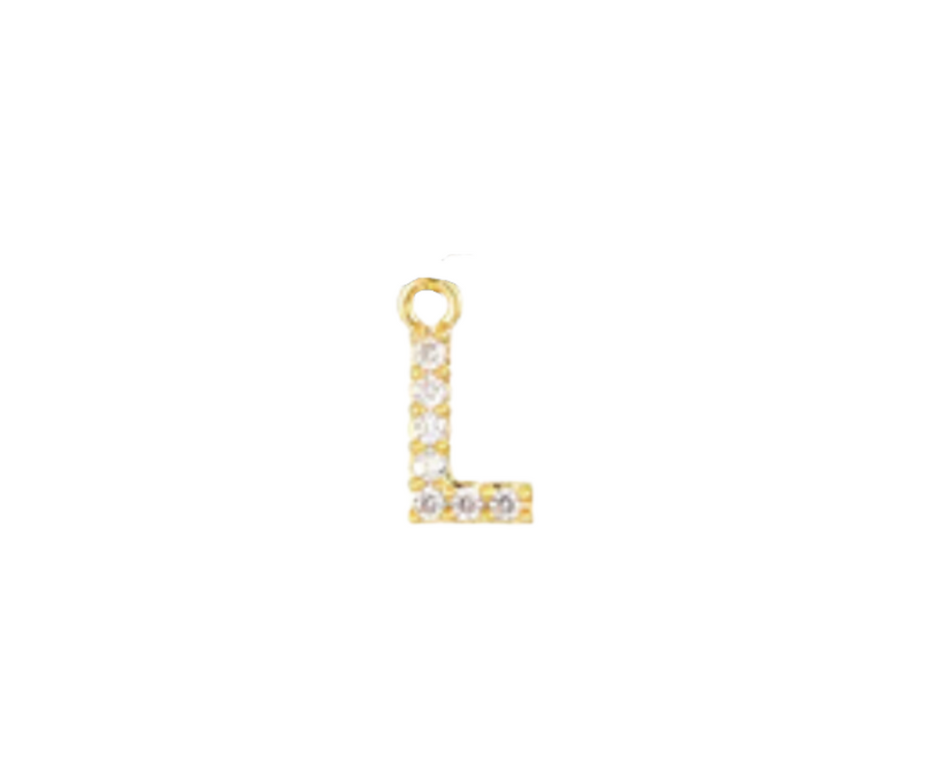 Mini Initial Letter Charm