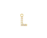 Mini Initial Letter Charm