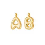 Puffy Letter Charm