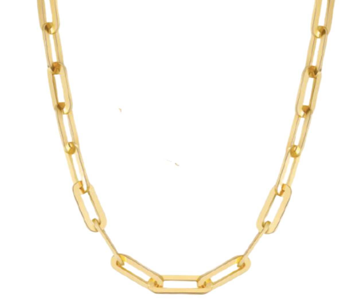 DAINTY THIN PAPERCLIP Chain - 16" & 18"