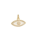 White Evil Eye Charm
