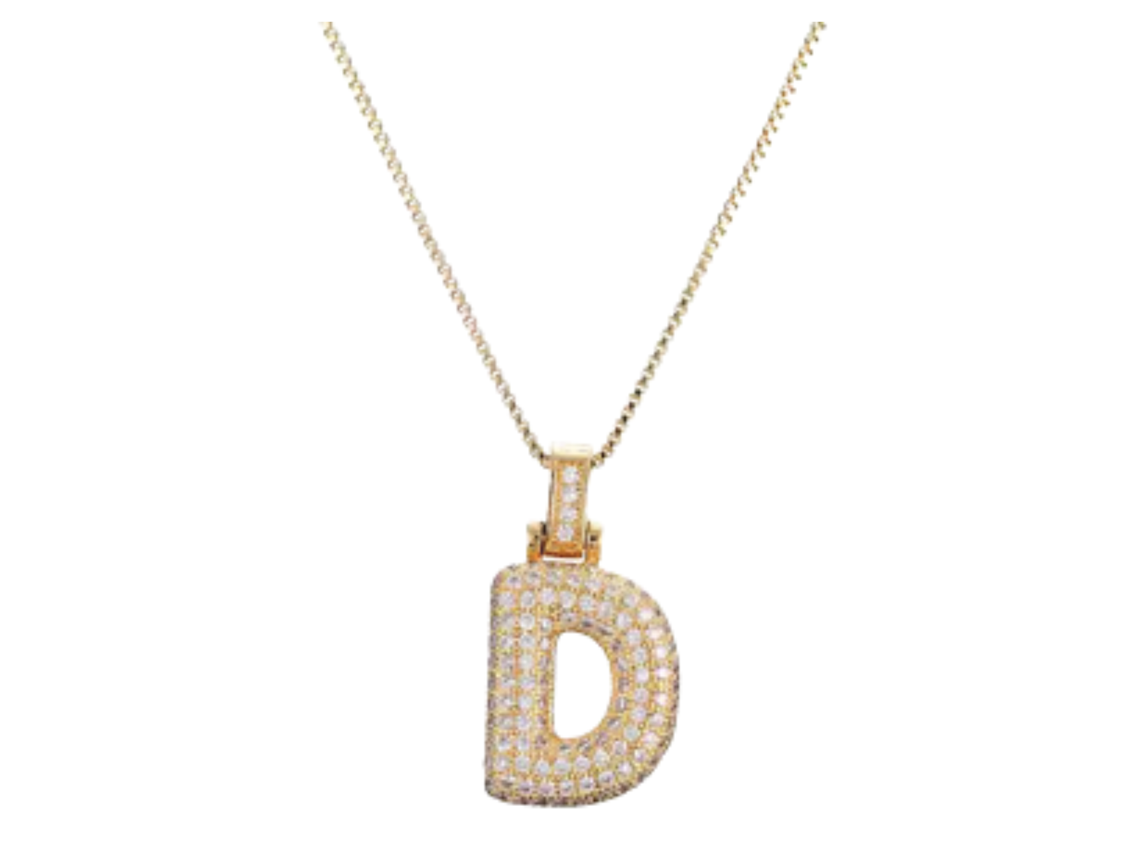 KATHERINE Bubble Letter Necklace