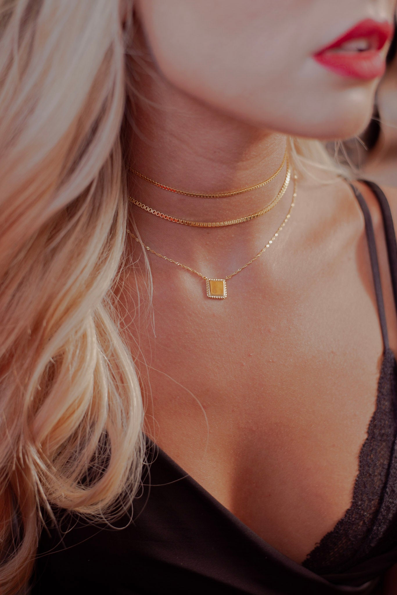 Box Chain Choker - Livie Jewelry 