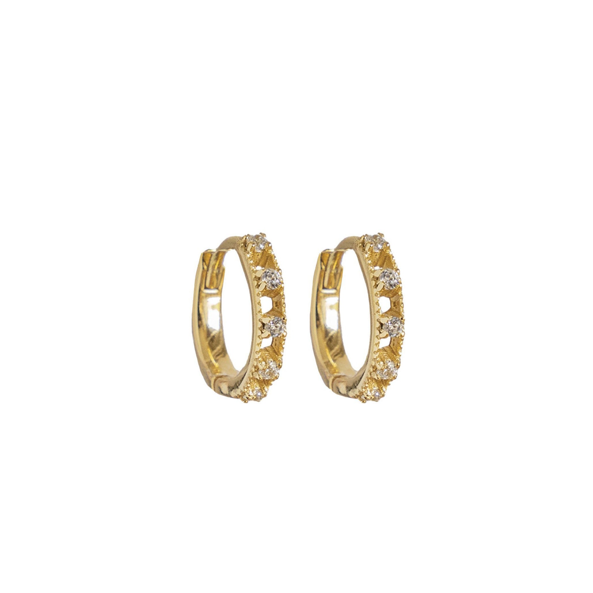 ELLIE Huggie Hoop Earrings