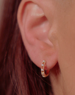 ELLIE Huggie Hoop Earrings