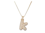 KATHERINE Bubble Letter Necklace