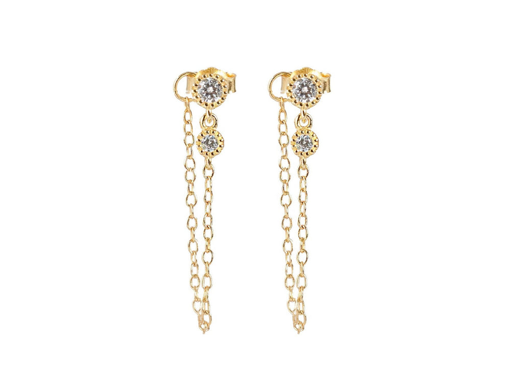 KAY Chain Drop Earrings