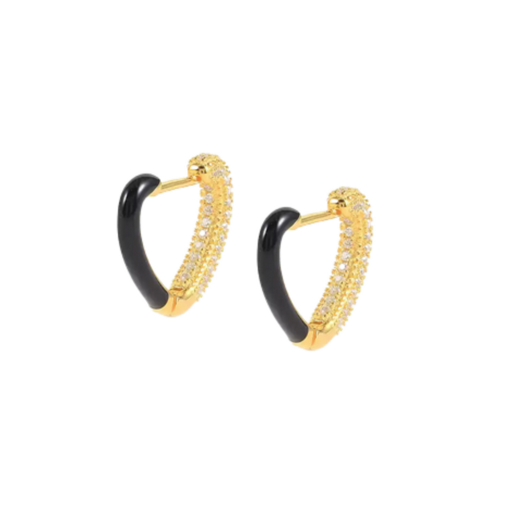 LEANNA Earrings, Black