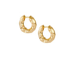 RACQUEL Textured Hoop Earrings