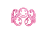 NORIELLA Happy Face Ring, Pink