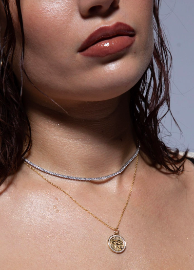 Eye of sales horus gold chain