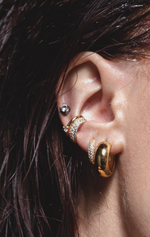 ARIA Large Huggie Hoop Earrings